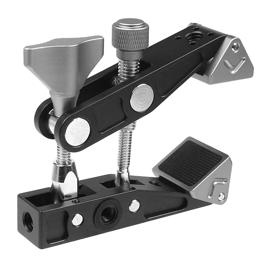 Heavy Duty Camcorder Clamp Mount Table Kit for Cameras Studio Photographer Flashlight Travel Outdoor Filming Shooting Recording