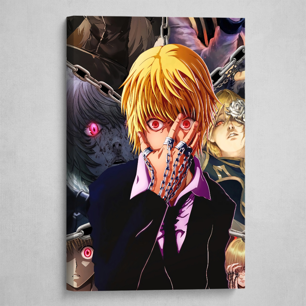 Kurapika Hunter x Hunter Аниме домашний декор холст картина на стену  украшение для гостиной художественный постер печать | AliExpress