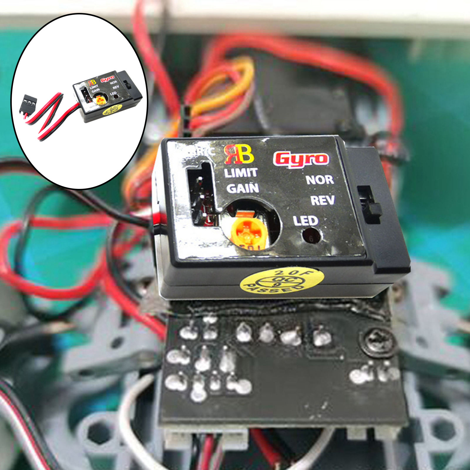 RC R484 Drive Drifting Gyro Module SMM System for WPL D12 on-Road RC Car Toy