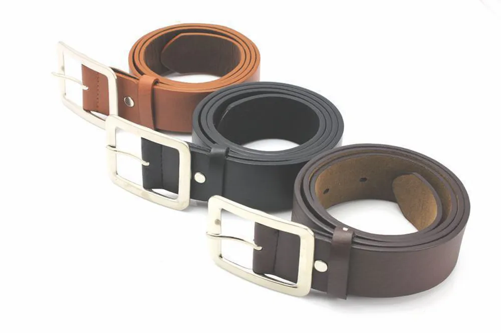black leather belt womens Accessories For Men Gents Leather Belt Trouser Waistband Stylish Casual Belts Men With Black Dark Brown And White Color 2022 elastic belt womens
