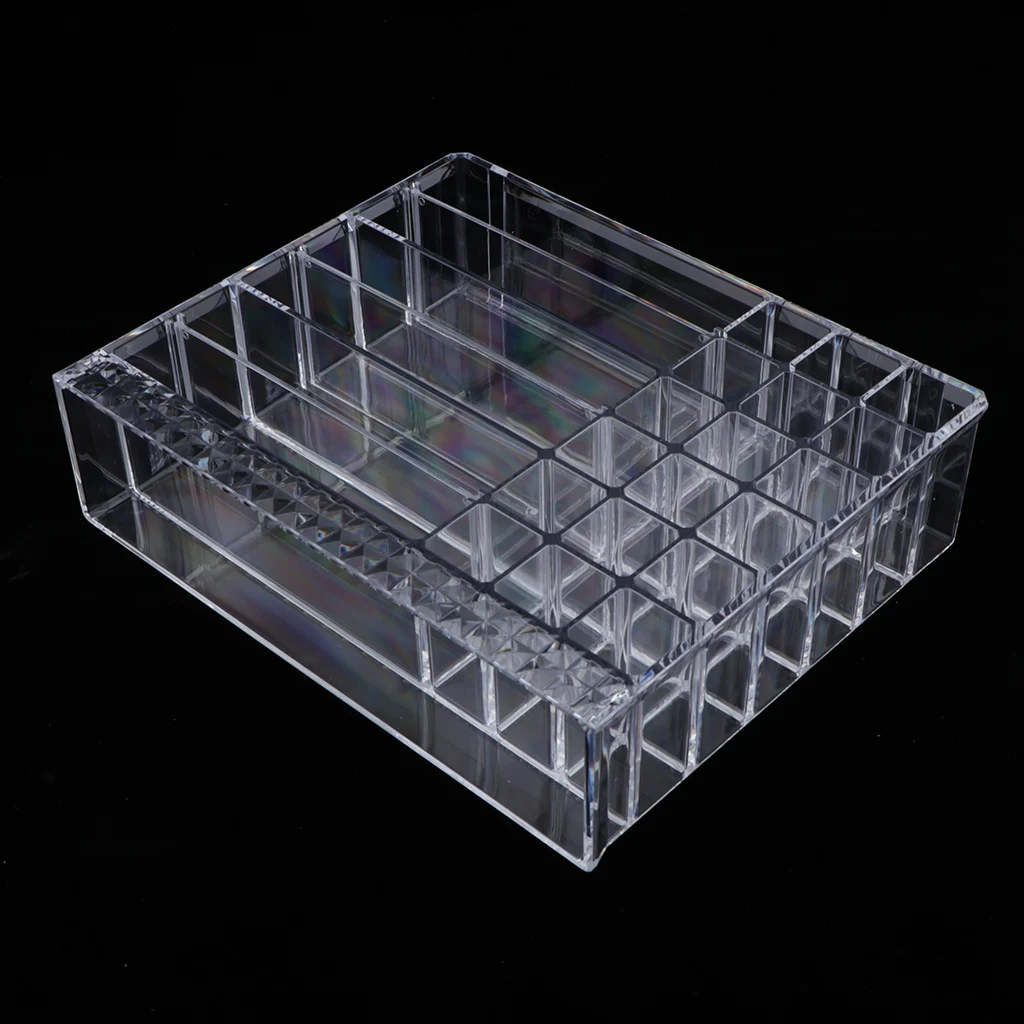 Cosmetic Organizer Clear Acrylic Makeup Box Display Perfume Display Rack Lipstick Stand Rack Cosmetic Organizer Holder Box