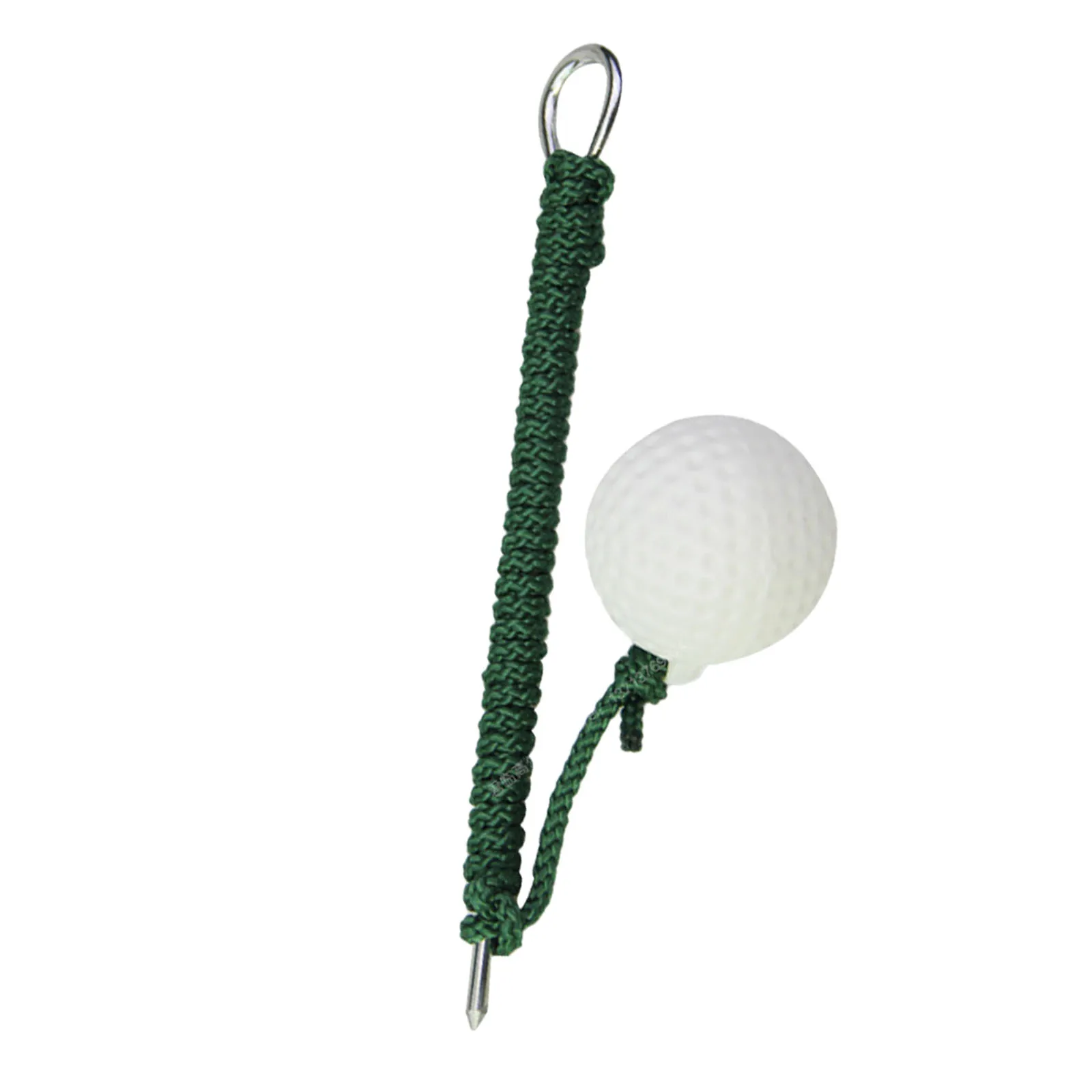 Golf Practice Ball Easy Carry Backyard Grass Ground Golf Rope Ball Accessory Simple Operation Training Rope Ball