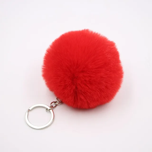 Wow Bow Fur Ball Keychain – Milx Designs