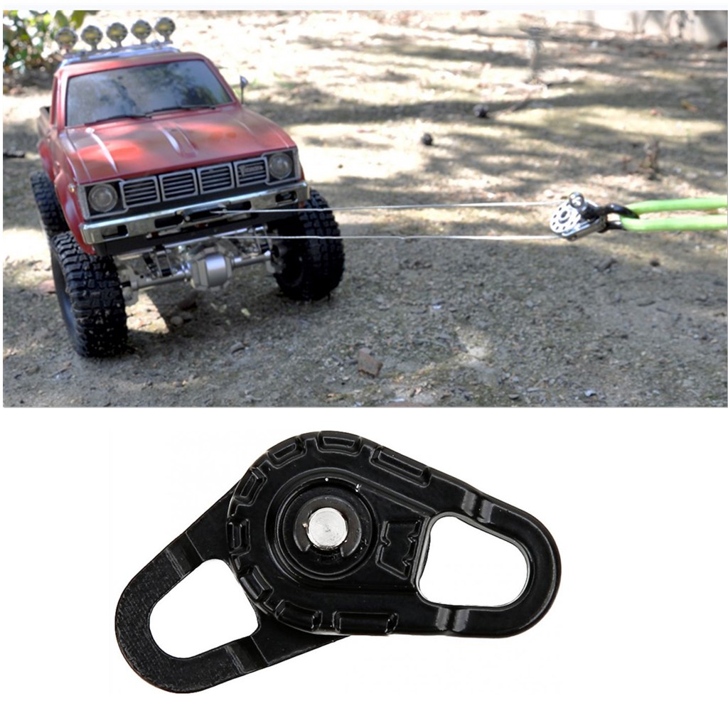 Deflection Pulley Pulley Roller Winch Snatch Block for 1:10 Vehicle Crawler Model
