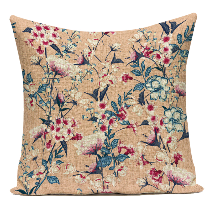 Dekorative Kissen Fall Pflanze Blume Sofa Hause Kissen Kissen Abdeckung für Wohnzimmer Almofadas Hause Dekoration – Detail 11