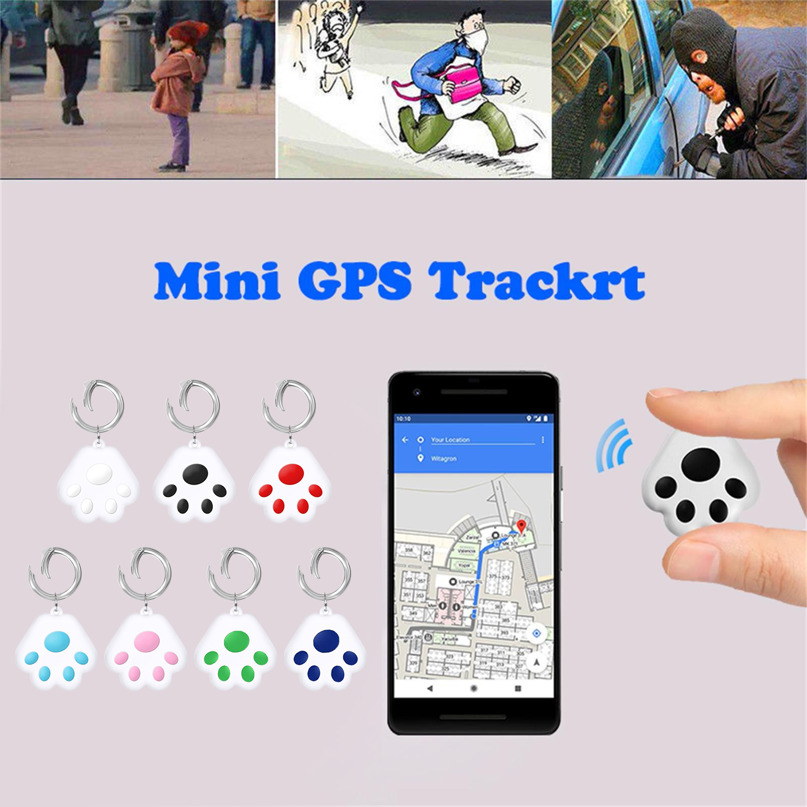 Мини-трекер GPS для детей, домашних животных и багажа | AliExpress