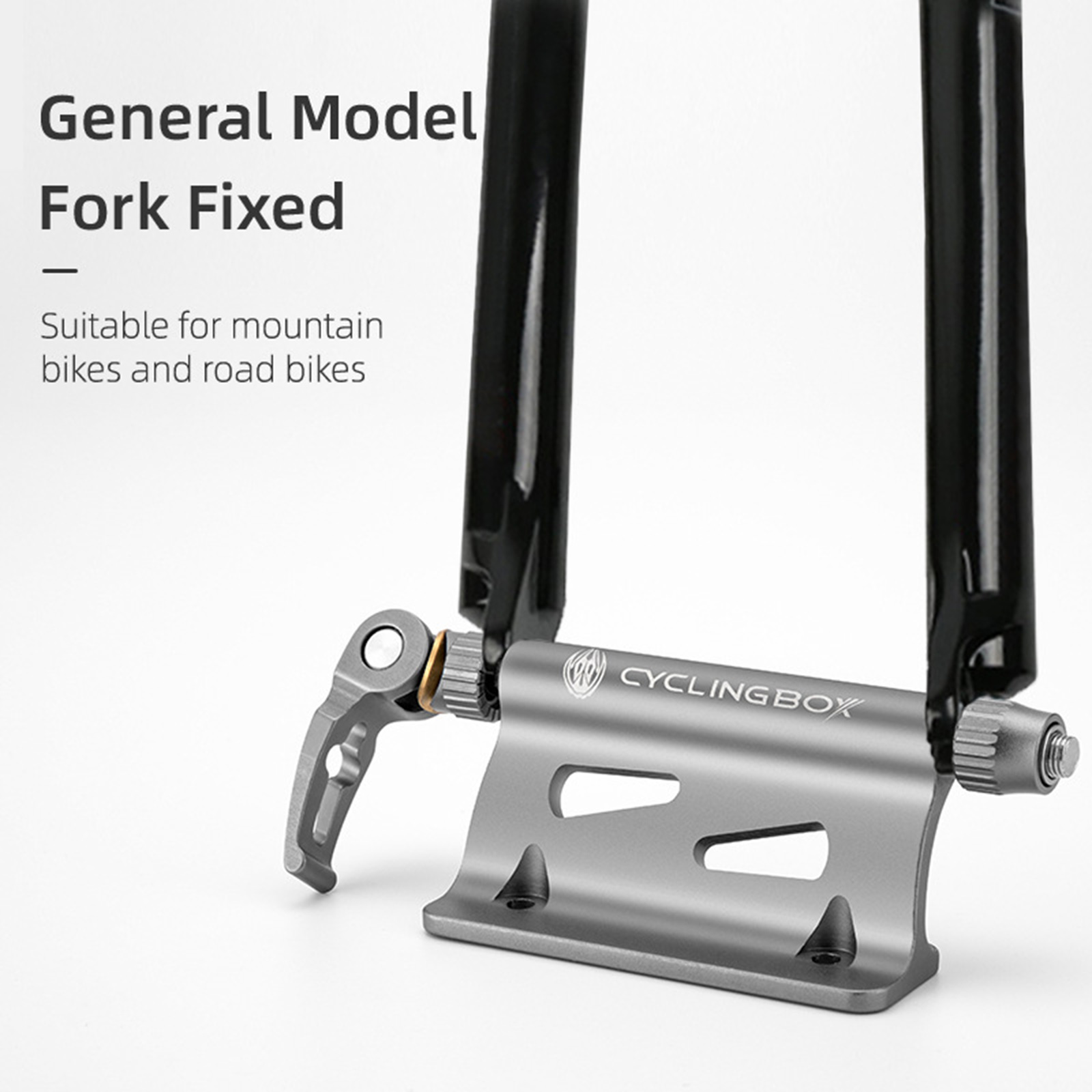 Car Roof MTB Bike Rack Quick-release Fork Installation Mount Holder Lock Truck Cycle Mount Bracket Block Bicycle Accessories