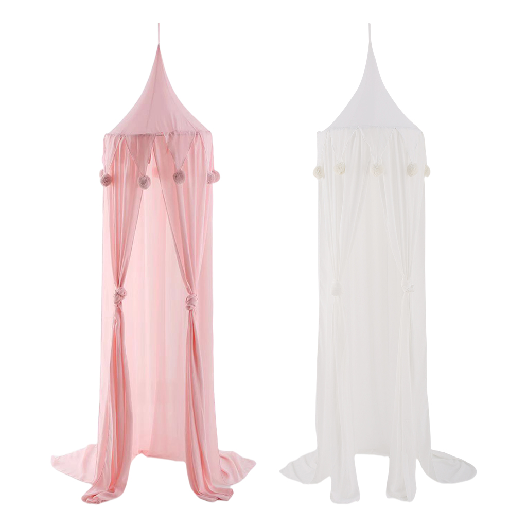 Baby Bed Canopy Mosquito Net Crib Netting Tent Curtains Tent Curtain Bedding Round Dome Tent Room Hanging Decor