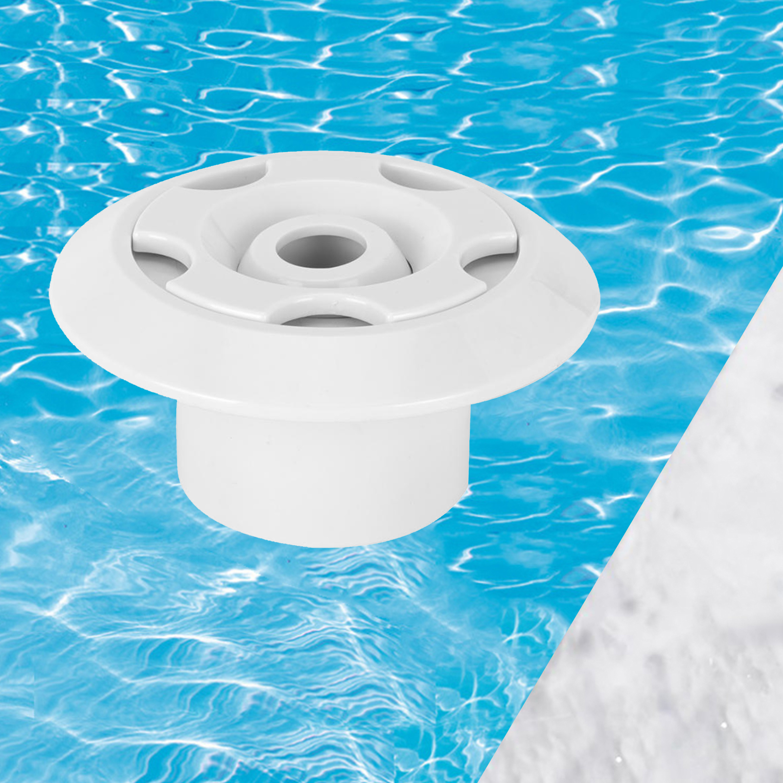 Swimming Pool Nozzle, 2in 360 Degree Rotatable SPA Accessories, Pool Jet Nozzle, Massage Pools Swimming Pools