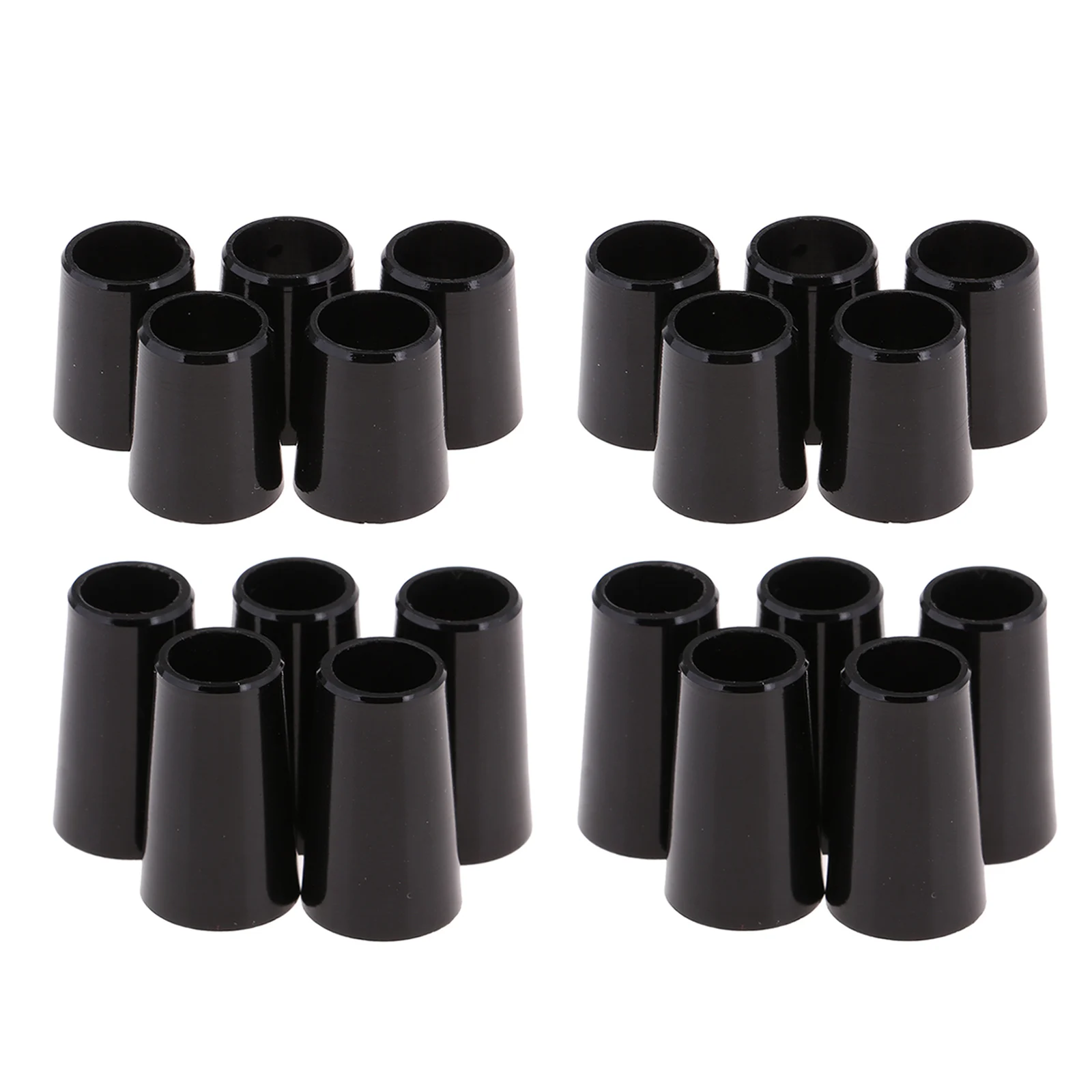 20 Pack .370/.335 Black Golf Ferrules for Irons Wood Shafts Club Accessories