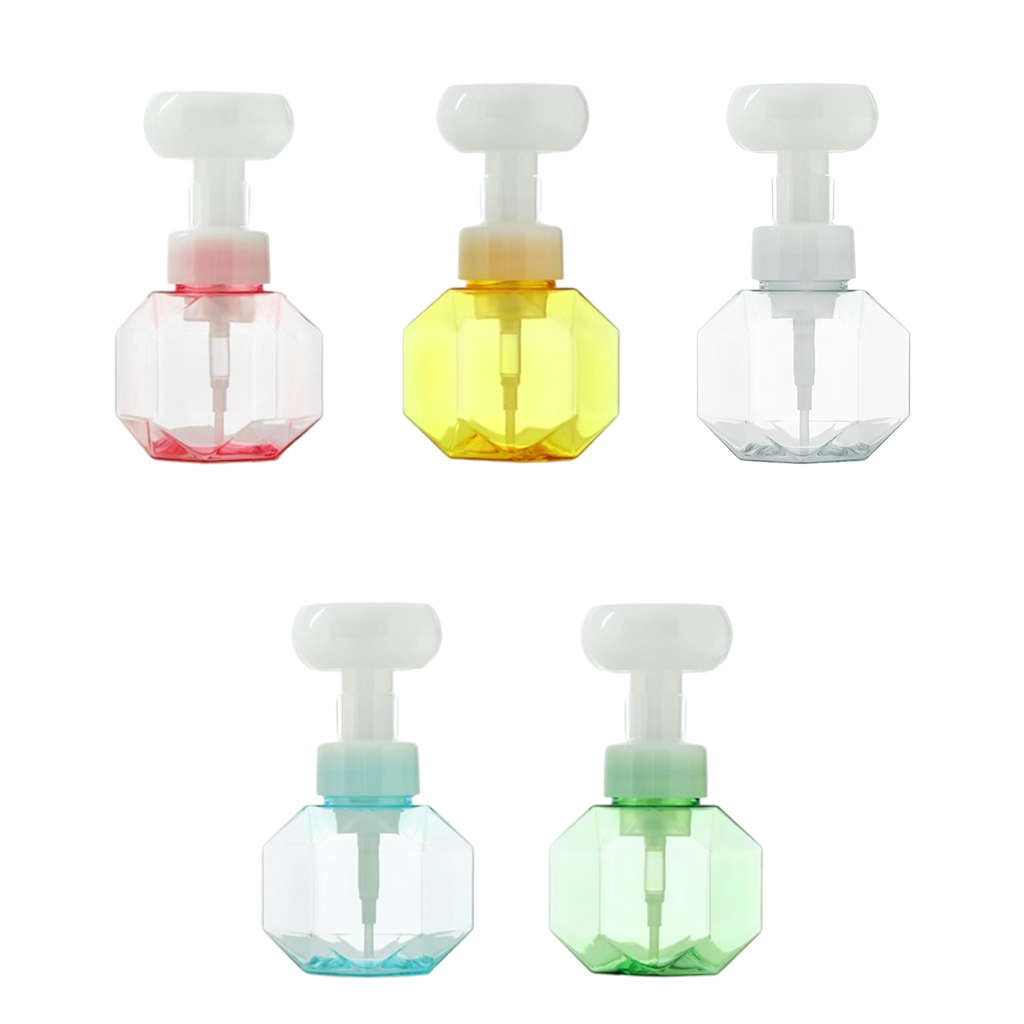 10oz (300mL) Plastic Empty Soap Dispenser Liquid Shampoo Shower Gel Container, Durable, Recyclable, Sturdy and Odorless