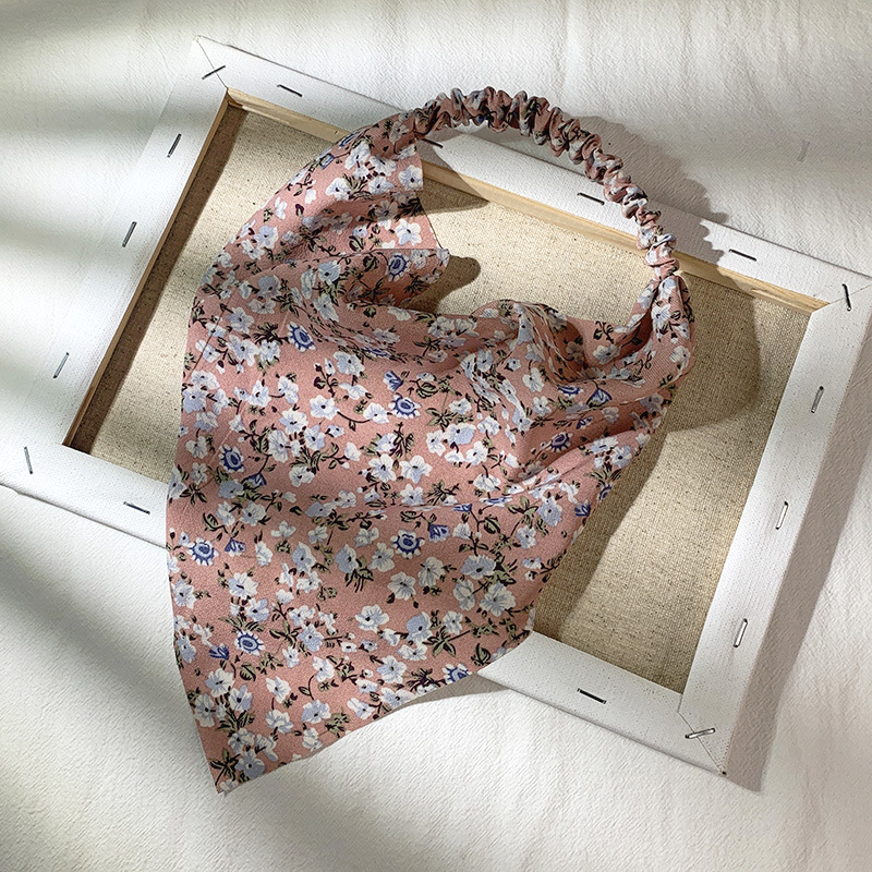 Bohemia Damen-Bandana, Vintage-Stil, bedruckt, dreieckiges Kopftuch, Turban, elastisches Haarband, Schal, Paisley-Bandanas, Kopfbedeckung, Zubehör – Detail 17