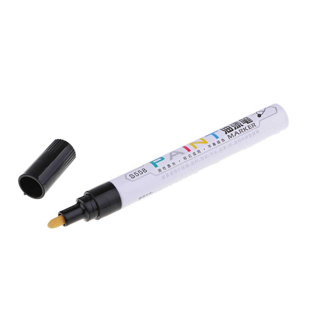 Paint Markers - Permanent Oil-Based Paint Pens for Any Surface - Fabric, Glass, Plastic or Wood, Metal, Rock, Rubber, Glass
