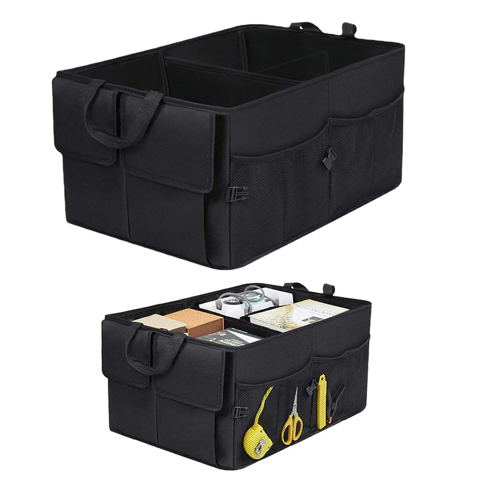 MagiDeal Car Boot Organizer Foldable Storage Bag Car Trunk Organizer for Tidy Auto Organization & Boot Maintenance 