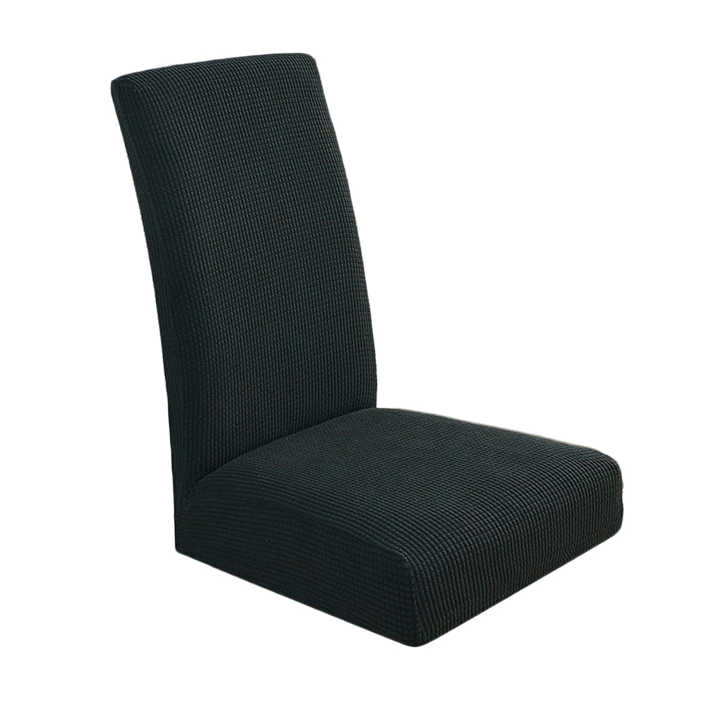 Elastic Dining Low Back Short Chair Cover Bar Stool Beauty Salon Seat Slipcover