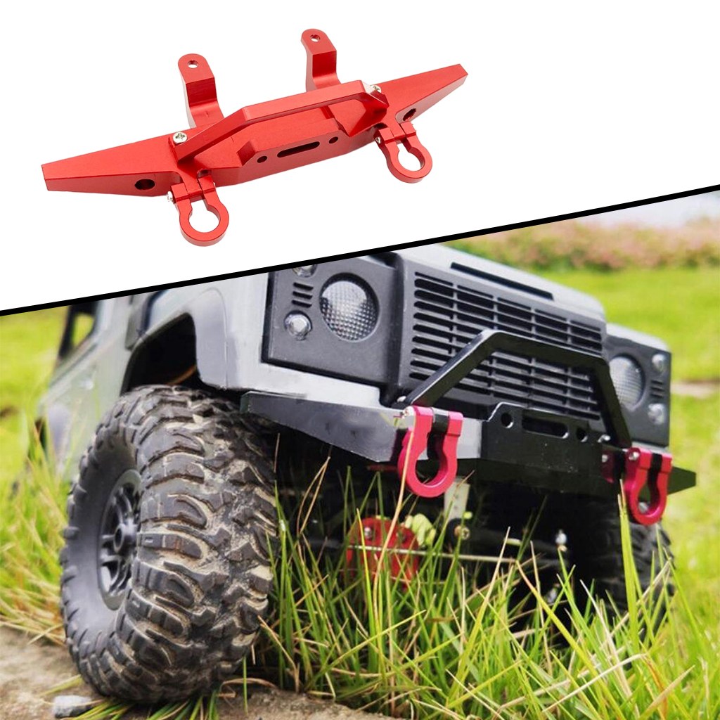 Metal RC Front Bumper fit for D90 D91 D99 D99S 1:12 RC Rock Crawler Car Hobby Model Spare Parts