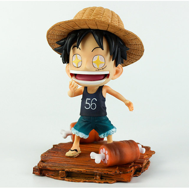 Monkey D. Luffy Funny, Action Figure Colecionável, One Piece