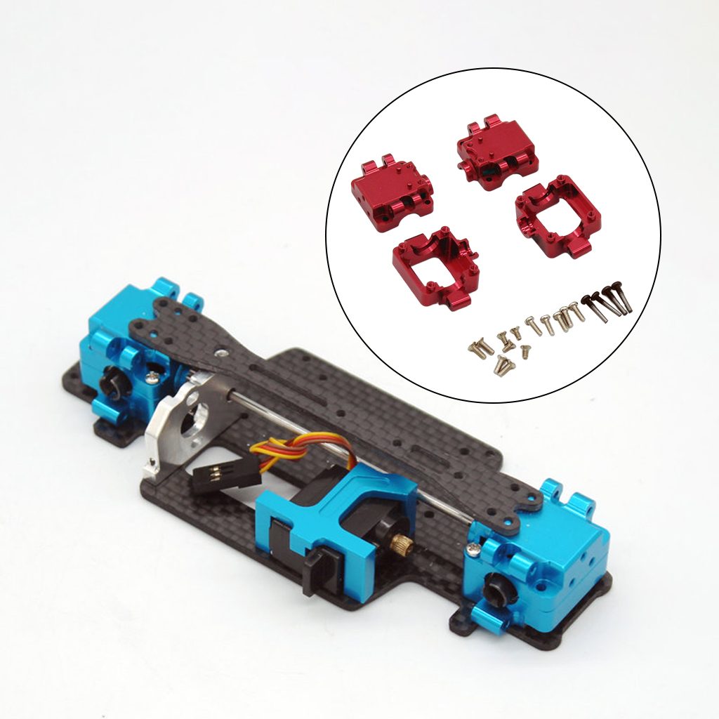 2Pcs RC Gearboxes, Aluminium Alloy Gear Box RC Upgrade Parts Accessory for WLtoys 1/28 K969 K989 P929 Car