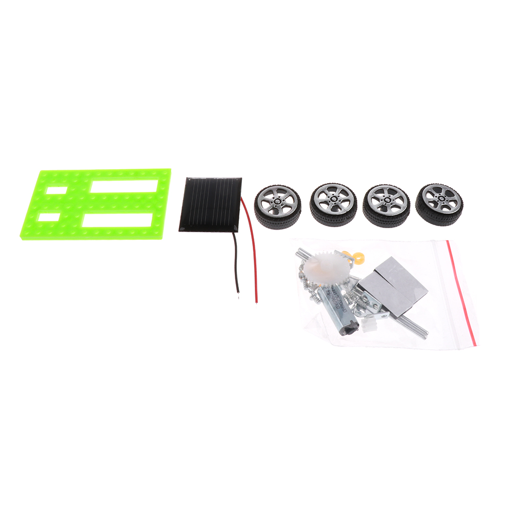 Science Toy DIY Assembled Car Model Solar Energy Educational Toy