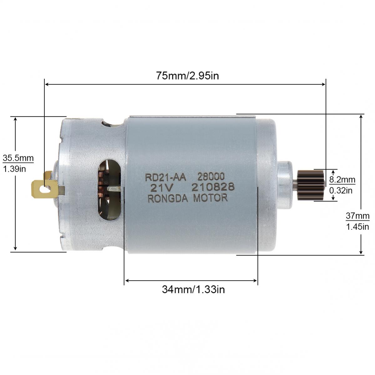 RS550 DC Lithium Electric Saw Motor, 14