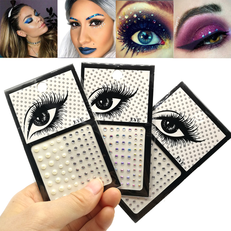 Best of Mermaid Crystal Temporary Tattoo Sticker Glitter 3D Eyeliner Eyebrow Makeup Body Face Eyes Diamond Rock Rhinestone Stickers Reviews & Tips