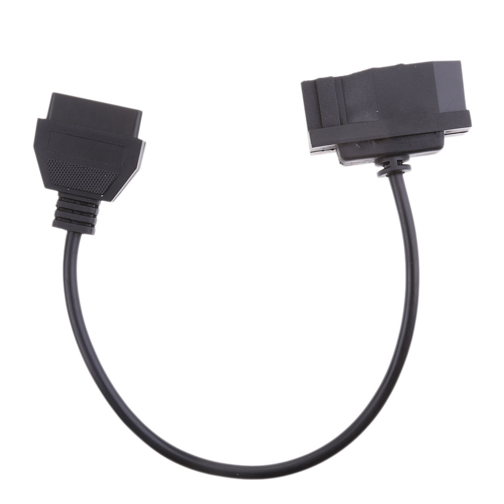 OBD1 7-Pin Male to OBD 2 OBD II 16-Pin Diagnostic Adapter Cable For FORD EFI