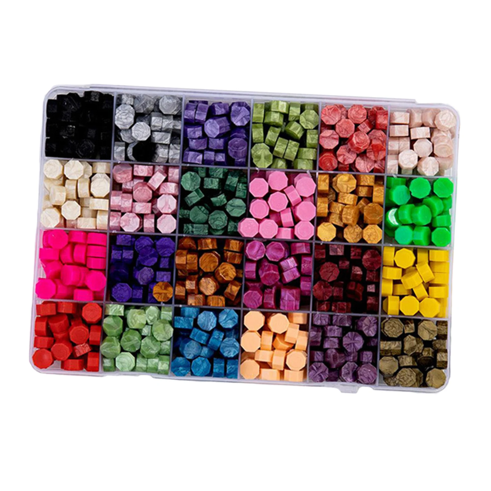 600Pcs Seal Stamp Wax Colorful Beads Wax Seal Stamps for Envelope Documents Wedding Birthday Party Invitation Sealing Wax Card