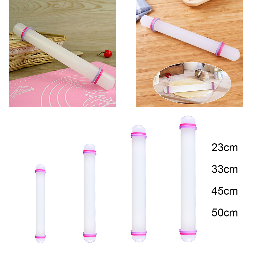 PP Rolling Pin Non-Stick Sugar Skin  Cake Roller Baking Tools Fondant Cake Dough Roller