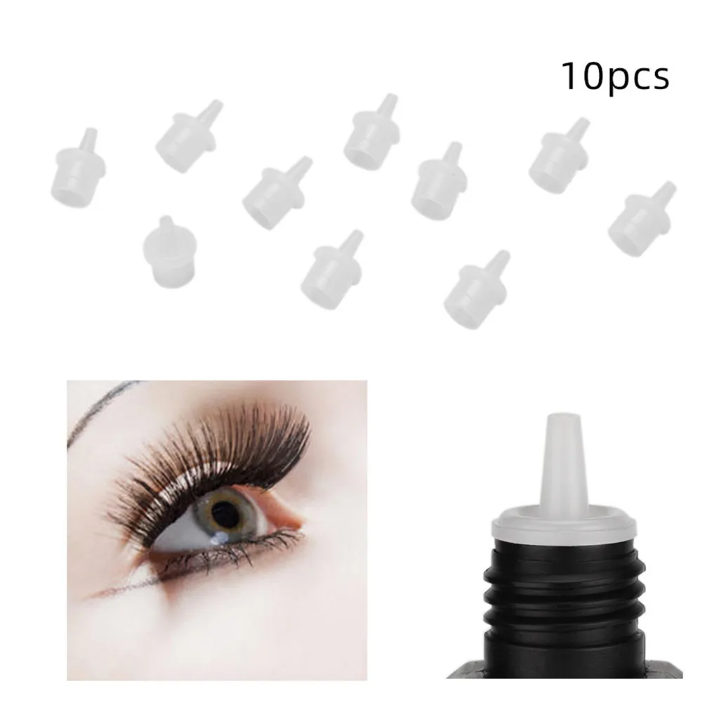 10pcs Plastic Grafting False False Eyelashes Glue Stopper Stopper