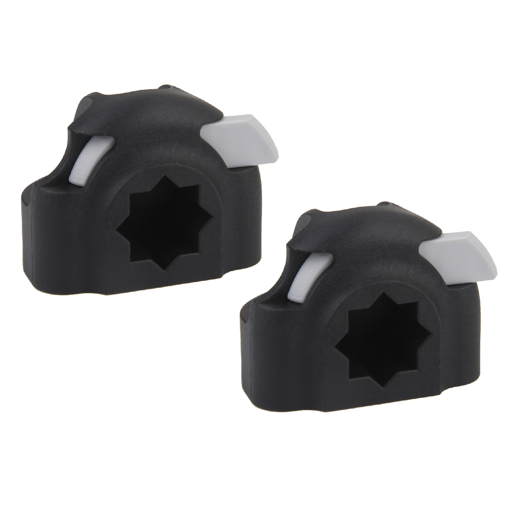 2PCS Durable Black Plastic Kayak Boat Sea Hot Sale Cheap Fishing Rod Semicircular Mount Base Tackle Kit Accessory