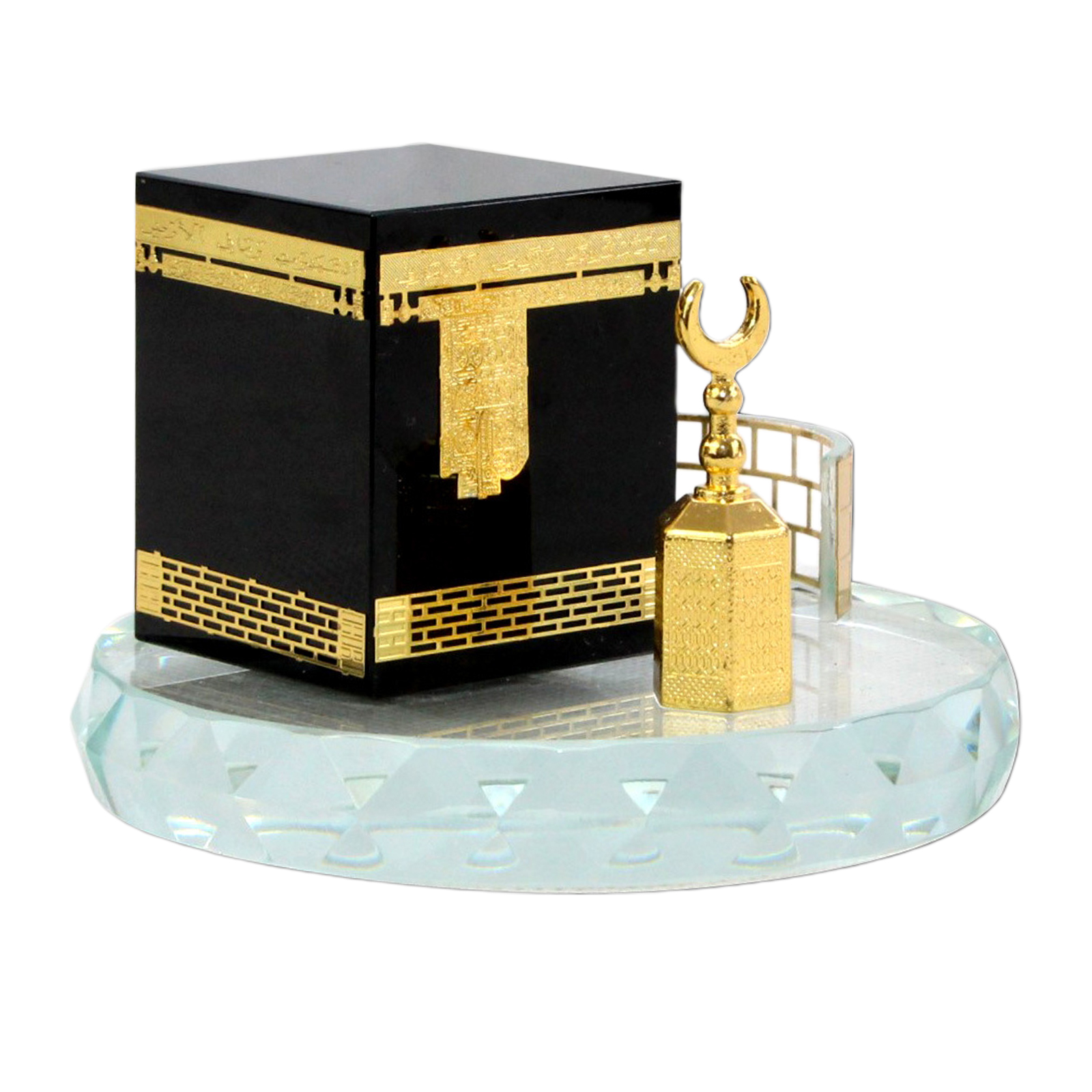 Muslim Crystal Architecture Building Miniature Model Home Desktop Decoration