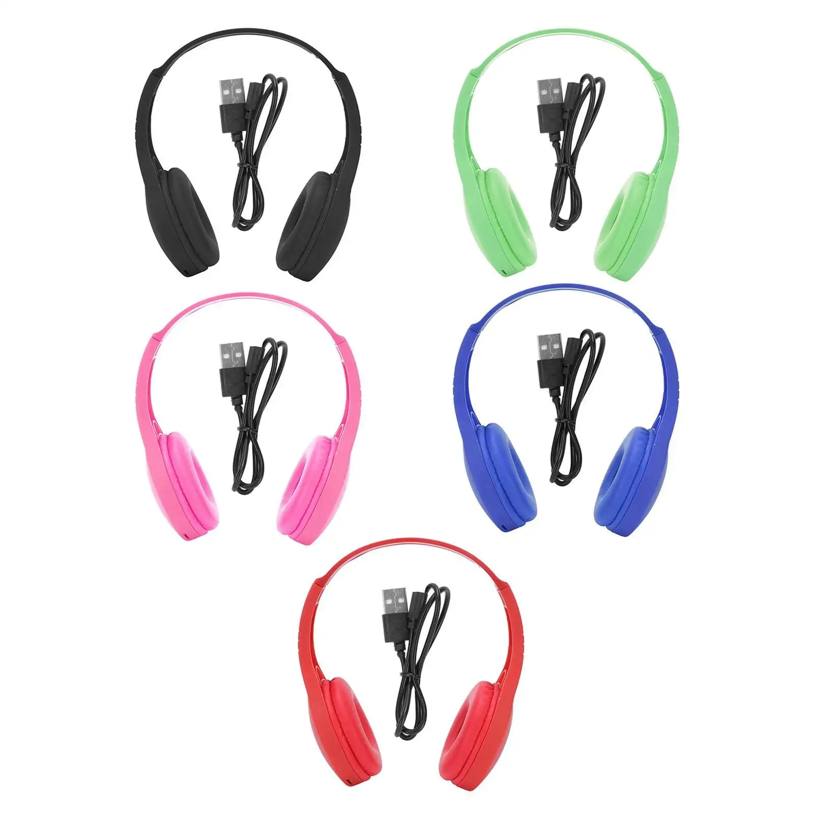 Over-Ear Wireless Headphones Active Noise Canceling Bluetooth Headset for Travel Office Computer Games Laptop TV Smartphones