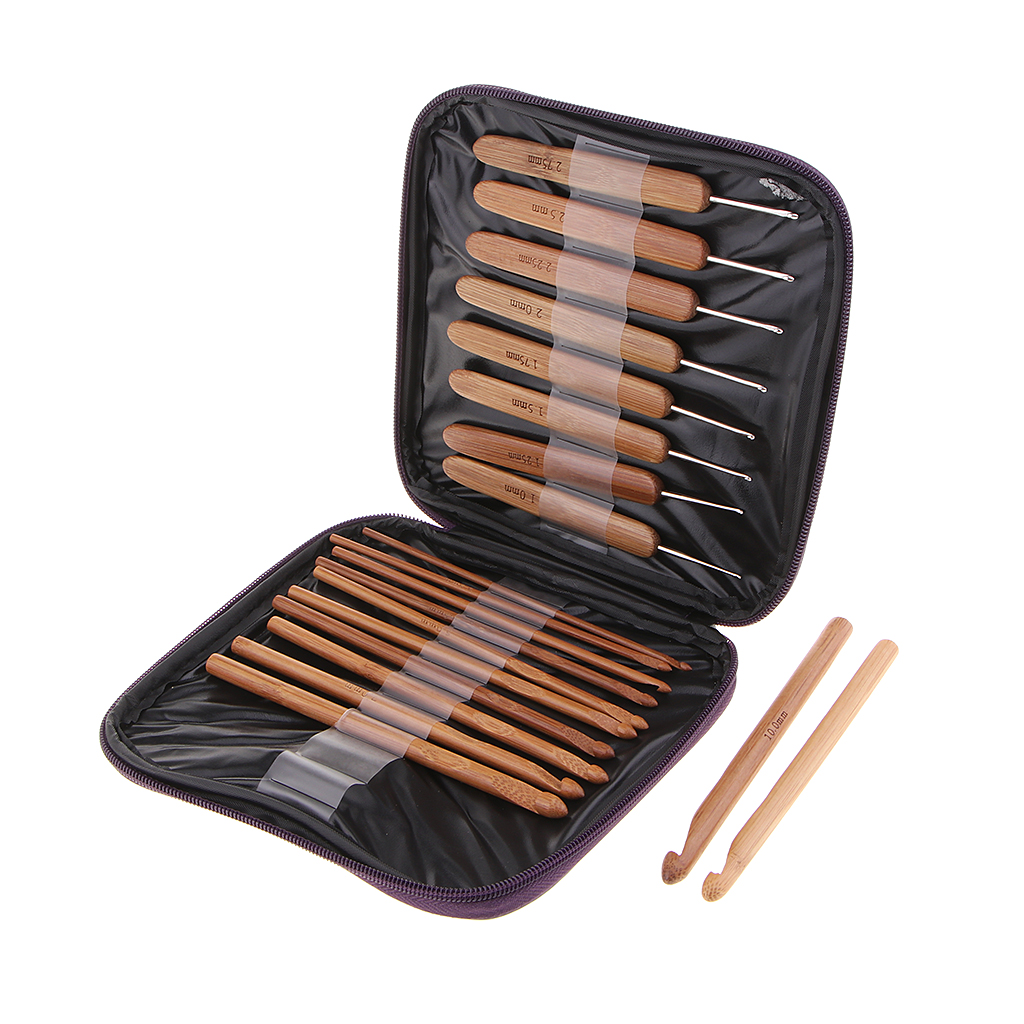 Pack of 20 Crochet Hook Knitting Needles Weave Sewing Stitching Tools