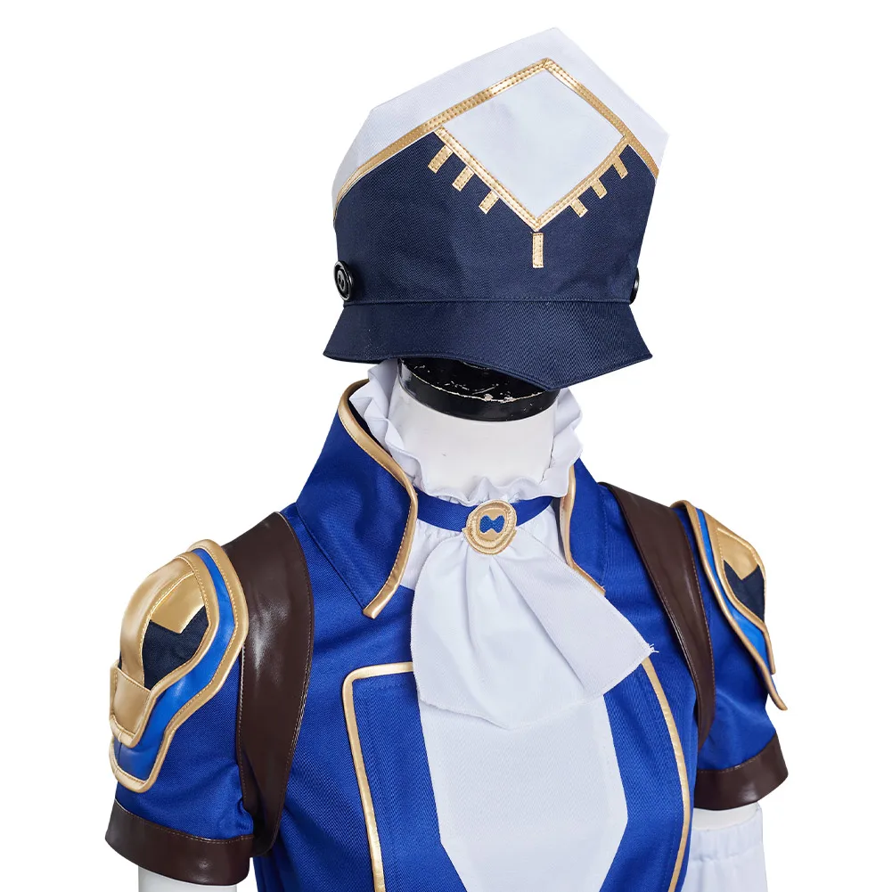 plus size halloween costumes Arcane: LOL - Caitlyn the Sheriff of Piltover Cosplay Costume Outfits Halloween Carnival Suit sexy police woman costume