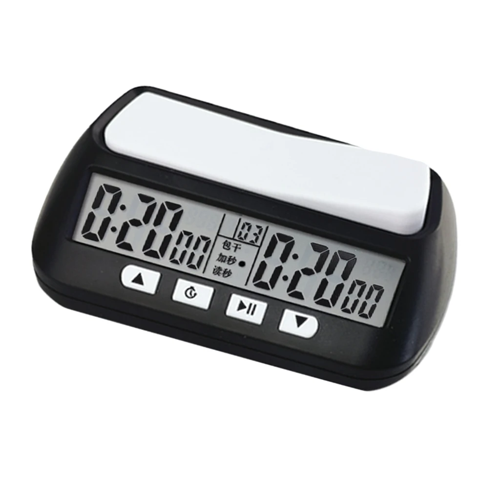 YS 902 Chess Music Box Count Up Down Timer For Chess Accessories Black