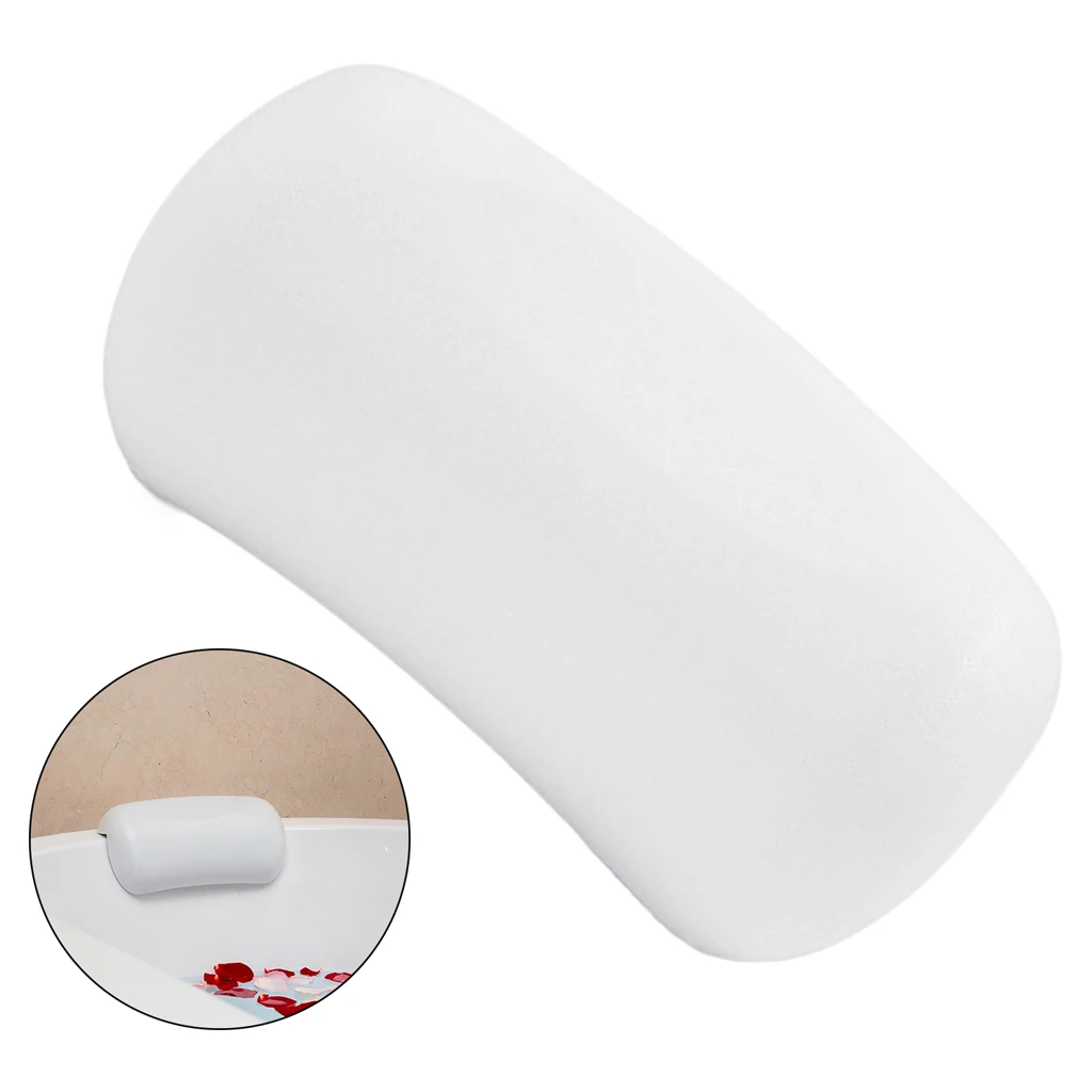 Non-slip Spa Bath Pillow Waterproof Bathtub Headrest Neckrest Cushion, Easy To Clean