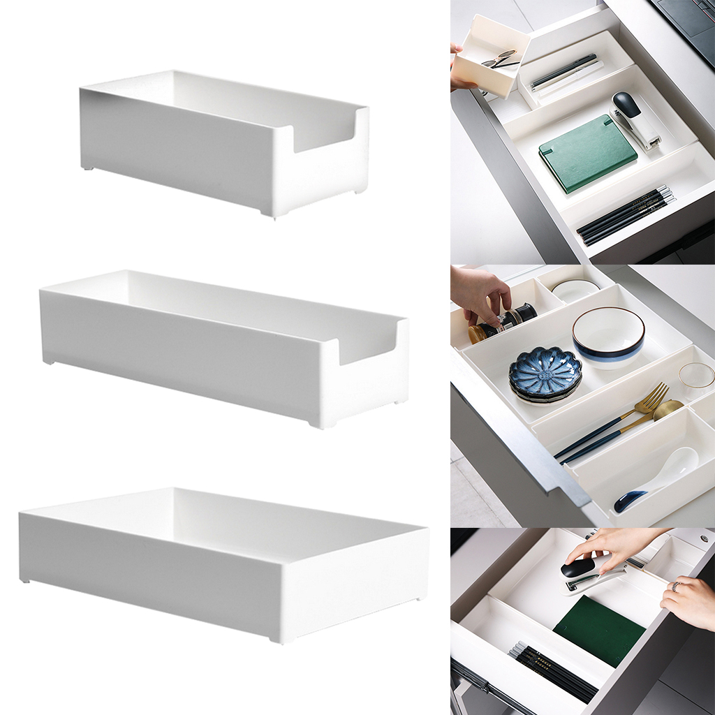 Drawer Storage Tray For Kitchen Utensil Bathroom Eco-friendly Unbreakable