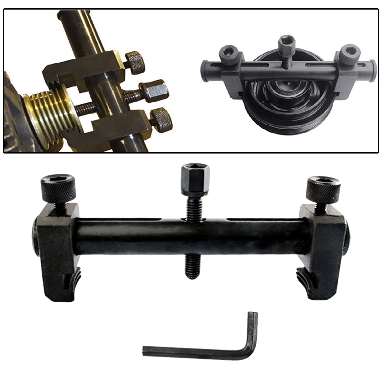 Two Jaw Bearing Gear Puller Remover Hand Tool Removal Accessories Black