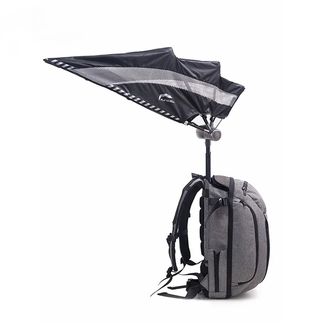 This Backpack Has a Retractable Umbrella For Sun and Rain