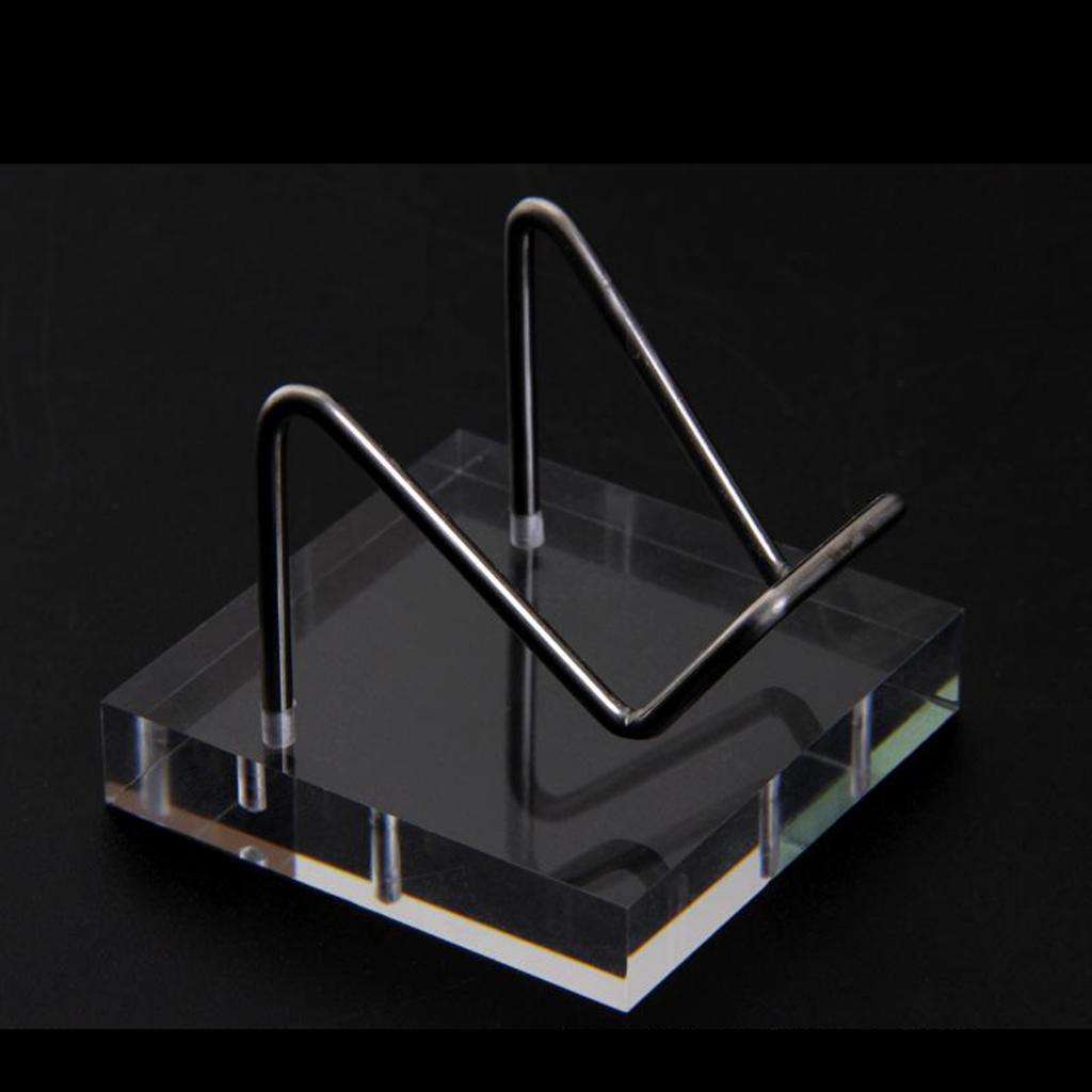 Mineral Fossil Display Stand Holder Acrylic Base For Softball Golf Tennis Ball Baseball Sphere Balls Stones Display Stand