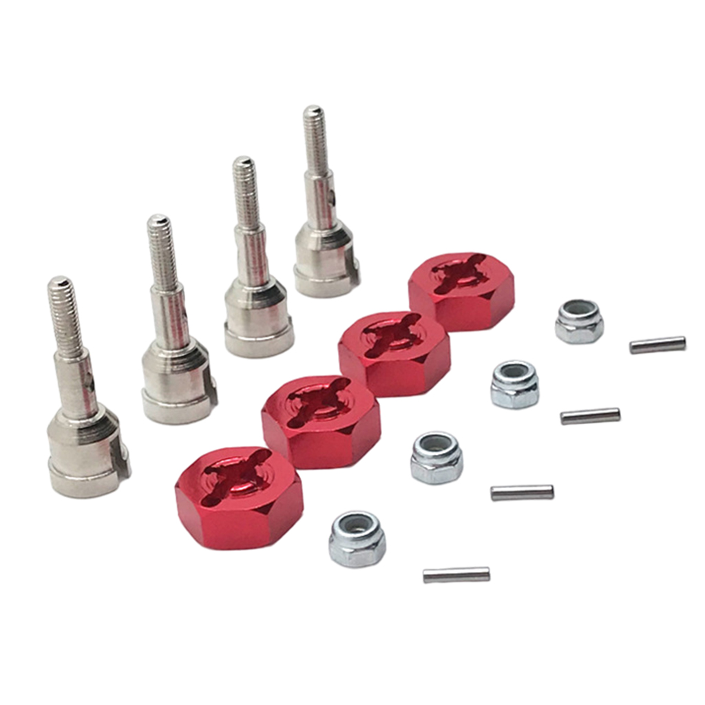 RC Car Wheel Conversion Set Axle for WLtoys 1/18 A949 RC Car Model Replacement Parts