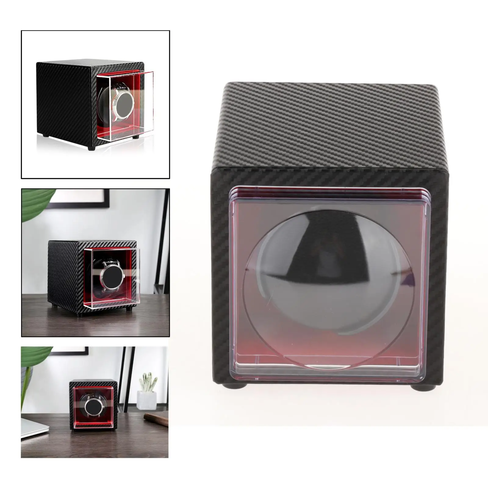 Automatic Watch Winder Watches Storage Collector Winder Box Clock Accessories Battery Powered or AC Adapter 5 Rotation Modes