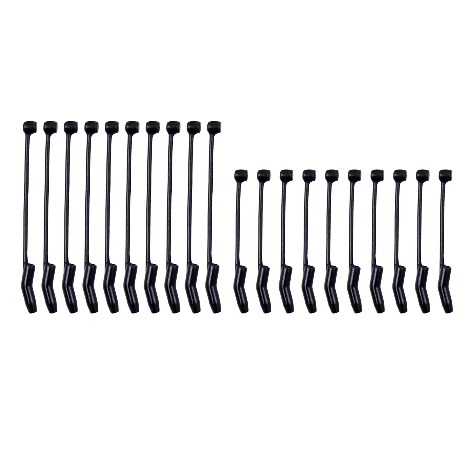 10 Pieces Fishing D Rig Aligner Kickers Carp Fishing Tackle Line Aligner Anti Sleeve Supplies for Hair Ronnie Rigs Tool