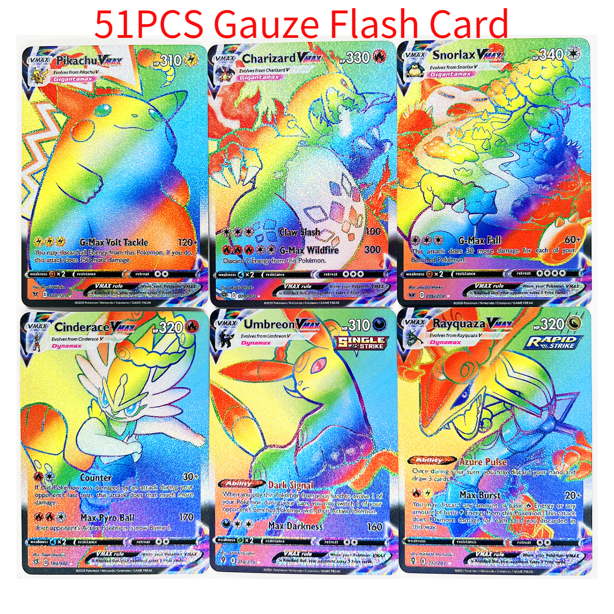 Collection Anime Cards | Dragonite Vmax | Vmax Rayquaza | Flash ...