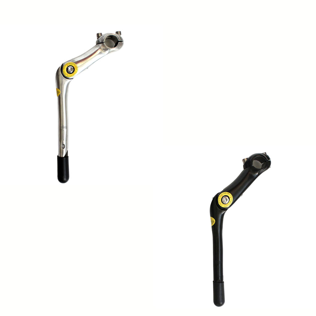Adjustable Angle Bicycle Handlebar Stem Riser Aluminum Alloy Front Fork Stem Adapter 25.4/22.2mm 180mm MTB Bikes Replacement