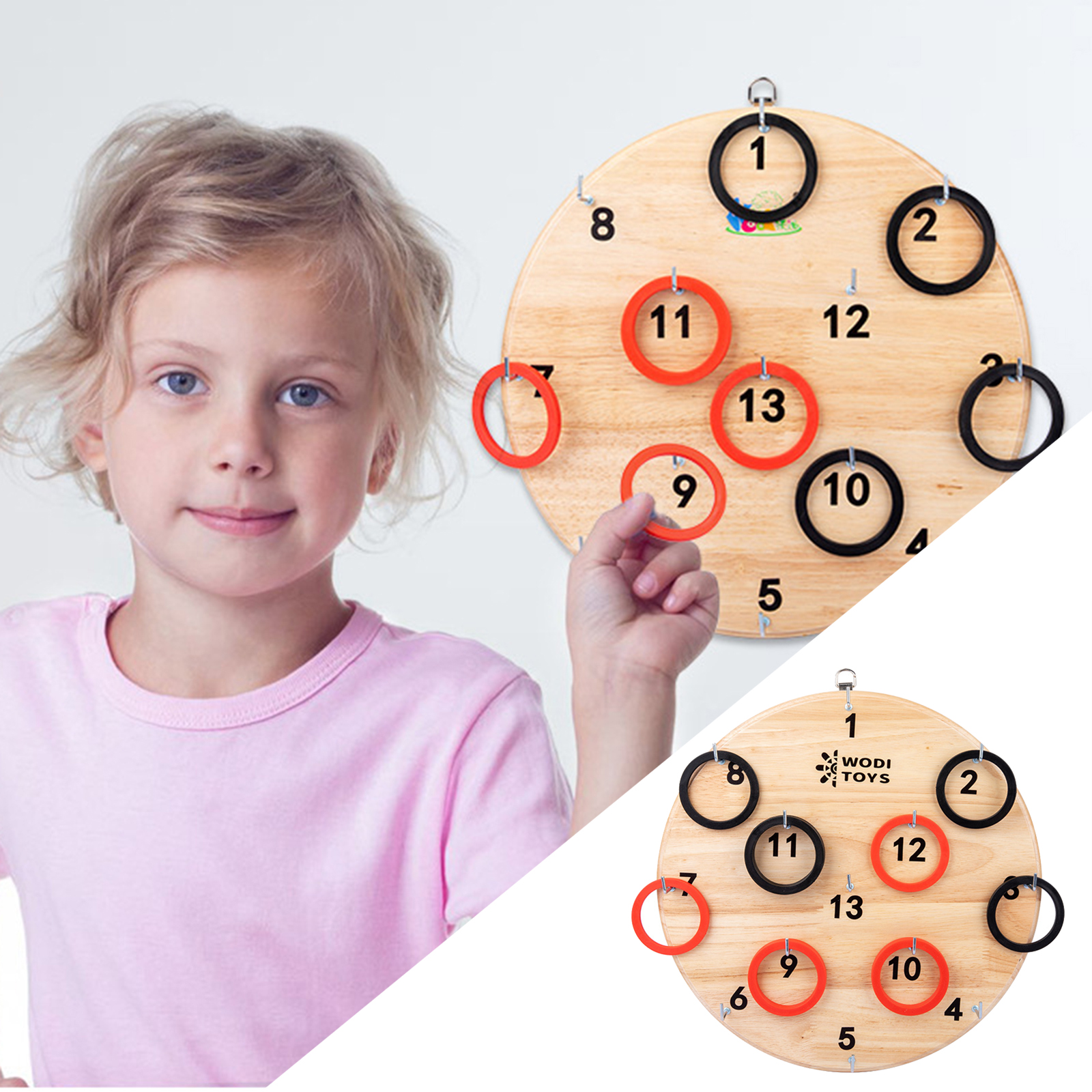 Kids Audlts Creative Ring Toss Game Party Yard Games Throwing Game Set