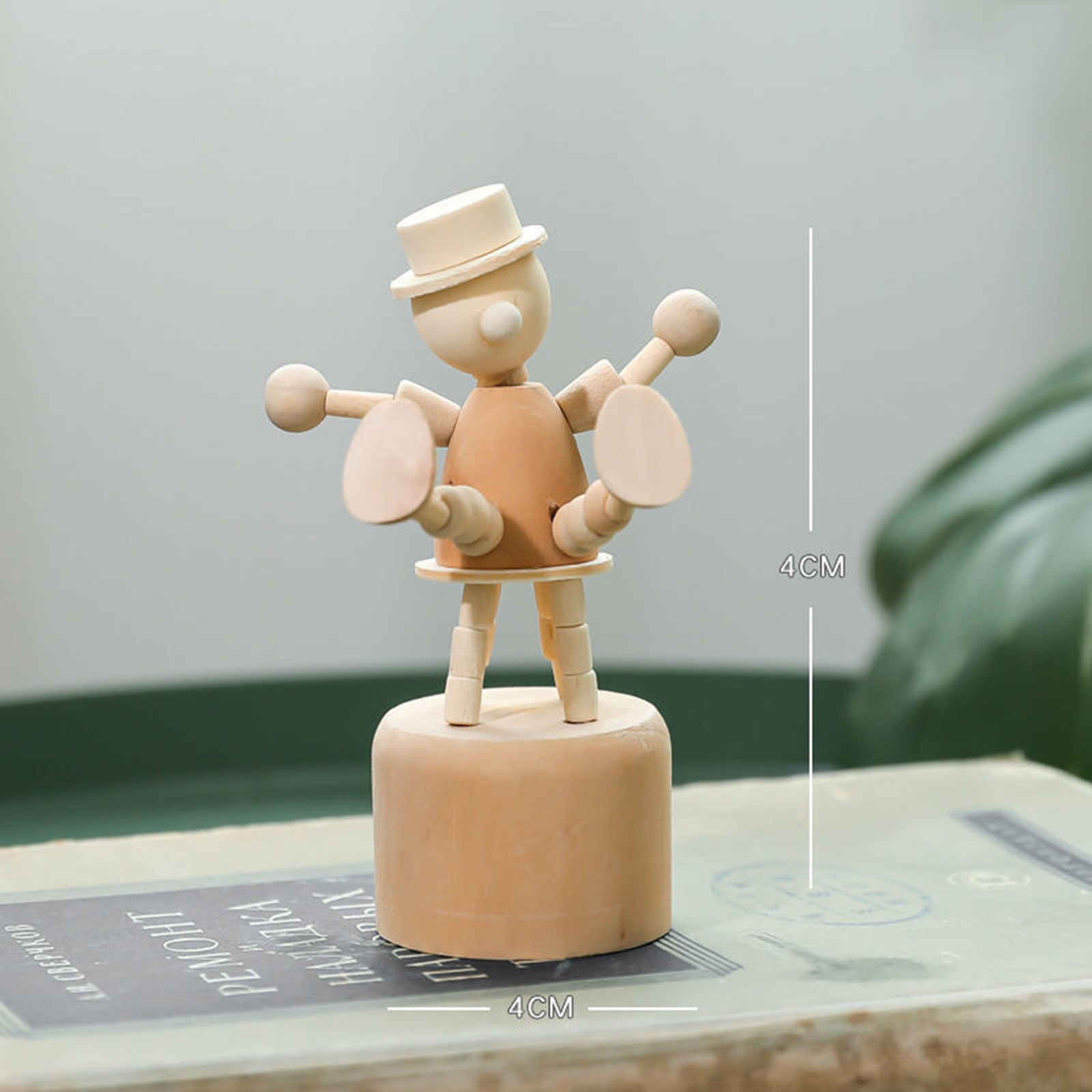 Puppet Animal 4-17cm Ornaments Giraffe Puppy Pony Decoration Miniature Figures Ornament for Festival Christmas Party Holiday