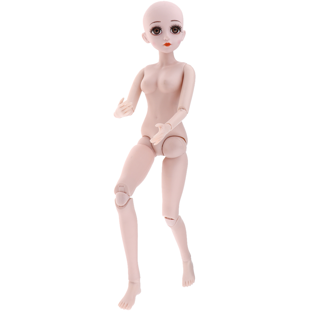 1/3 13 Jointed Female  Body DIY Custom For BJD 60cm Doll With Music