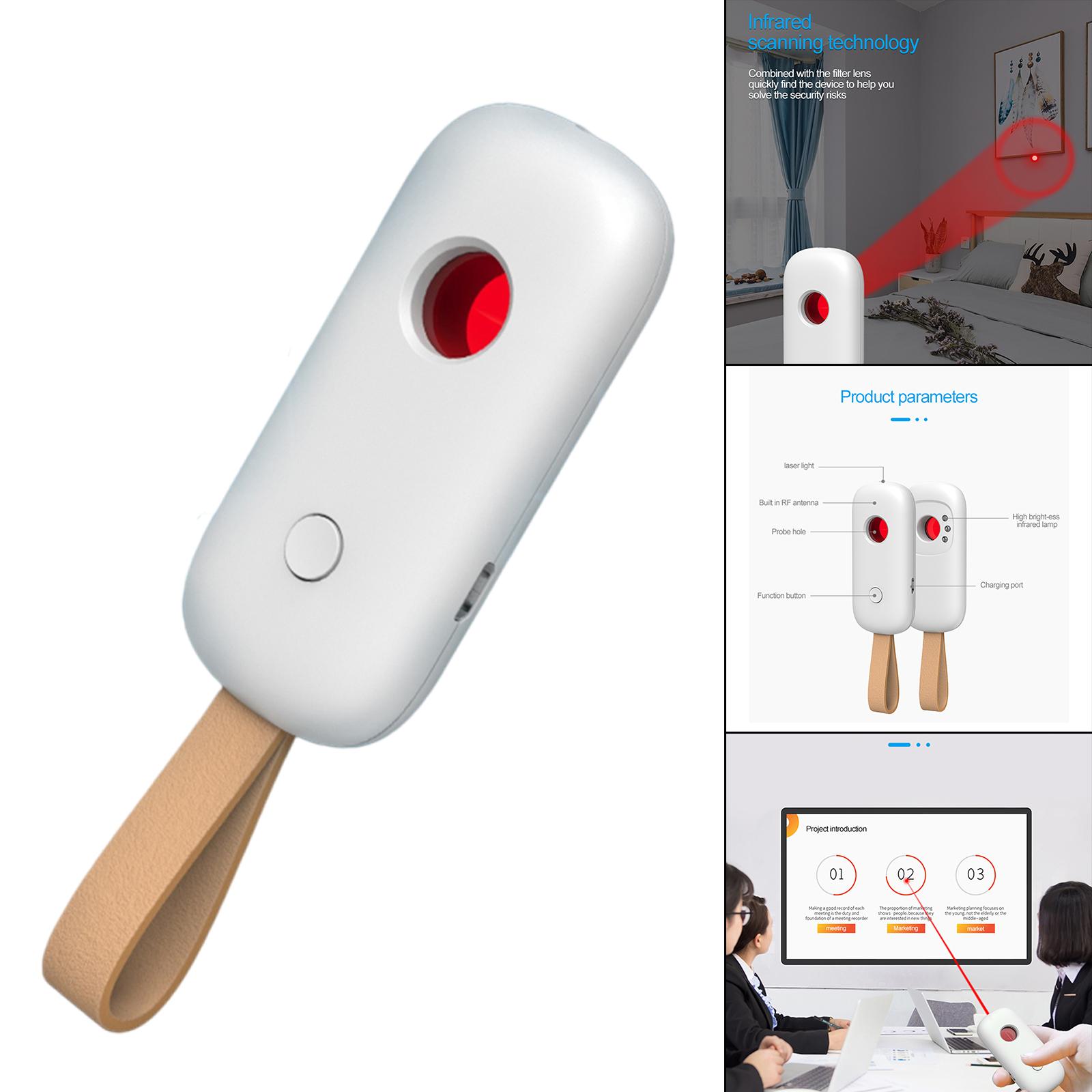 Bug Detectors Full-Range Portable Wireless RF Signal Scanner Eavedropping Device Finder for RF Signal GSM GPS Tracker