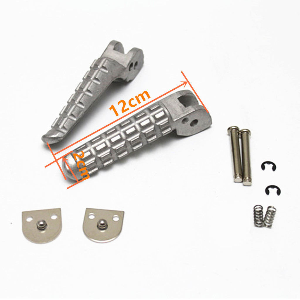 2 Piece Motorcycle Foot Pegs Assembly for Ducati Monster 696 796 09-13 Repair